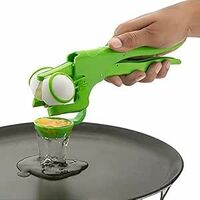 Kuber Industries Egg Cracker|Plastic Handheld Egg Breaker with Detachable Separator Egg Opener for Kitchen & Classical Lifestyle (Green)