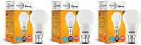 Wipro 10 W Basic Standard B22 LED Bulb  (White, Pack of 3)