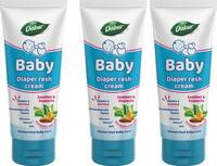 Dabur Baby Diaper Rash Cream|With goodness of natural actives-Aloe vera & Almond Oil  (150 g)
