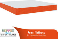 Flipkart Perfect Homes Trio Medium Soft & Hard | 6 inch Single High Density (HD) Foam Mattress  (L x W: 78 inch x 30 inch)