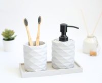 Bazaar : Toothbrush Stand with soap Dispenser and Tray