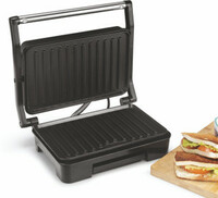 Glen Electric Grill Press Toaster with Non-stick Plate 850W (3029GRILL) Grill  (Grey)