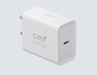 CMF by Nothing 33 W Quick Charge 3 A Wall Charger for Mobile  (White)