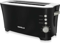 HAVELLS Feasto 4 Slice 1350 W Pop Up Toaster  (Black)