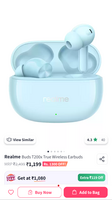 Realme Buds T200x True Wireless Earbuds