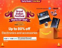 Amazon Great Indian Festival Sale Early Bird Deals Live - Up to 80% Off 