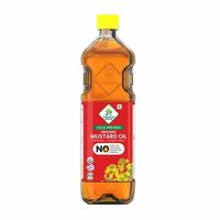 24 Mantra Mustard (Sarson) Cold Pressed Oil | Organic Healthy Cooking Oil - 1L