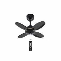 ACTIVA Gracia 600MM Ceiling Fan, 4 Blade, BLDC 28 Watt Motor, Noiseless,High Speed Fan with LED Light, Energy Saving, Full Remote Control, Reversible Mode & Timer, 5 Years Warranty-Smoke Brown