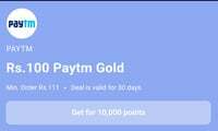Paytm Points × Free Digital Gold : Convert points to cash