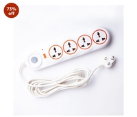 Nippo Surge Protector 4 Socket 1 Switch-2 mtr