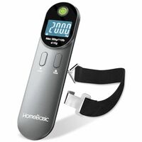 HOMEBASIC Portable Digital Luggage Scale | 50Kg Capacity, LCD Display, Hook Strap At Just Rs749