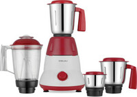 BAJAJ GX-75 750 W Mixer Grinder  (GX-75 | 4 Jars | White, Red)