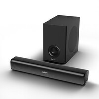 Mivi Fort Sonic X80 Soundbar, 2.1 Channel, Multi-Input & EQ Modes, BT v5.3 90 W Bluetooth Soundbar  (Black, Grey, 2.1 Channel)