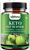 Wellona Keto Fat Burner 90 Capsules 1000MG, Weight Loss Supplement With Garcinia Cambogia, Green Coffee Beans Green Tea Extract Metabolism Booster, Fat Burner For Men & Women (Pack of 1)