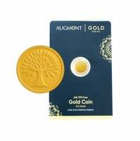 Zepto x Augmont 0.5g Pure Gold Coin at 27% discount