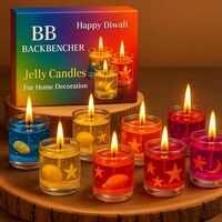  Tulsi Diya (Candles) for Diwali Decoration, Christmas Handmade Earthen Clay Terracotta Decorative (Pack of 6)