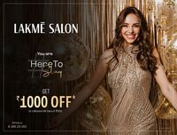 IndusInd - 33% Lakme Salon for MOV 3000 (instore) using coupons generated