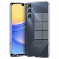 Solimo Basic Case for Samsung Galaxy A15 (Silicone_Clear)