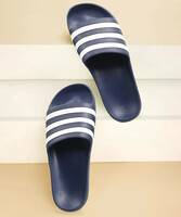 ADIDAS ADILETTE AQUA Men Slides (Blue , 10)