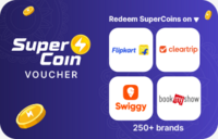 Flipkart Supercoins @8% off - Pay CC bill with these SCs