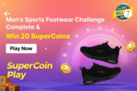   Mens Sports Footwear Challenge - Complete and Win 20 supercoin 