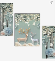 Set of 3 Wall Paintings Starting Rs.88 at Flipkart Available Gurgaon check yours 