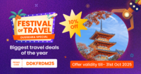 Klook Festival Of Travel Sale - 10% Off up to INR 1000, Min Spends INR 9000