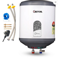 GESTOR STORM PLUS 15 L Storage Water Geyser | with Free Pipes  (Grey)