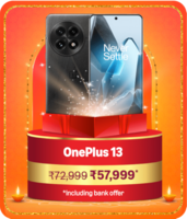 OnePlus 13 | Smarter with OnePlus AI | Lifetime Display Warranty (12GB RAM, 256GB Storage Black Eclipse)