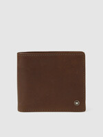 Buy Louis Philippe Men Brown Solid Leather Two Fold Wallet - Wallets for Men 13207064 | Myntra