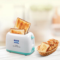 KENT Crisp Pop Up Toaster|6 Heating Modes |Auto Shut Off|Removable Bread Crumbs Tray 750 W Pop Up Toaster  (Blue)