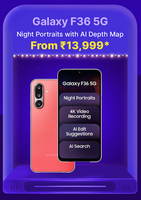 Samsung Galaxy F36 5G (Red, 128 GB) (6 GB RAM)