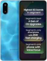 Galaxy F06 5G (Bahama Blue, 128 GB) on Flipkart at 7499