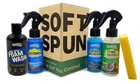 Sample: SOFTSPUN Essentials Car Clean & Wash Starter Kit - Made for Cars and Motorcycles 5 Piece Kit