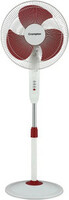 Crompton PFHSGALCL16WTR with 1 Year Warranty Anti Dust 400 mm Pedestal Fan  (White and Red | Pack of 1)