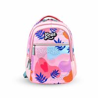 (Lowest)Gear Floral Blossom 30L Medium Water Resitant School Bag/Casual Standard 5 Compartment Backpack/Kids Bag/Daypack/College Bag For Girls/Women (Pink)
