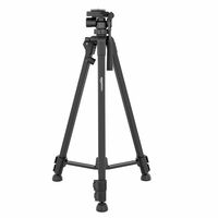 (Lowest)amazon basics 60 Inch Professional Tripod with Phone Holder & 360 Degree Rotating Ball Head | Extendable Height (53-151.5 Cm) | Includes Carry Bag | for DSLR Camera & Smartphone, Black