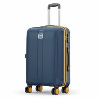 Safari Thorium Neo 8 Wheels 66 Cm Medium Check-in Trolley Bag Hard Case Polycarbonate 360 Degree Wheeling System Luggage, Trolley Bags for Travel, Suitcase for Travel, Graphite Blue