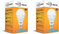 Wipro 8.5W Rechargeable LED (Pack of 2) with backup of 4 hrs Bulb Emergency Light (White)