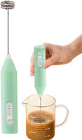 SCENTY 50 W Turquoise Hand Blender  (Rechargeable Handheld Milk Frother - 3-Speed Electric Foam Maker for Coffee)