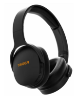TRIGGR Trinity 2 with Dual Pairing, v5.3 Bluetooth  (Midnight Black, On the Ear)