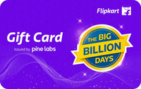Flipkart gift card -  Up to 5% Off  + Upto 10% using Supercoins 