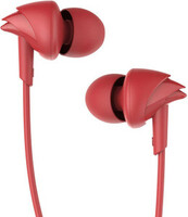 boAt BassHeads 100 Wired  (Furious Red, In the Ear)