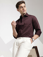 Buy INVICTUS Slim Fit Pure Cotton Formal Shirt - Shirts for Men 31451780 | Myntra