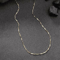NVR Women's Gold-Plated Designer Minimal Chain - 1 Piece