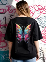 SMARTEES Women Printed Oversized T-shirt