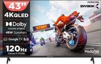 Motorola qled 43 inch tv(120Hz refresh rate)