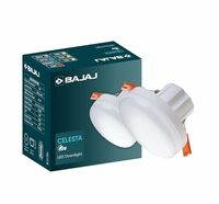 Bajaj Polycarbonate Celesta LED Deep Downlight 5W | for Smaller Spaces | LED Back-Lit Technology | Blue (Pack of 1)