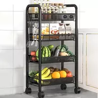 Amazon.in : LiveCool Mesh Vegetable Stand Steel, 3 Tier (Apply coupon)Onion Potato Rack for Storage, Metal Kitchen Trolley with Wheels, Trolley Rack for Kitchen, Living Room, Bedroom