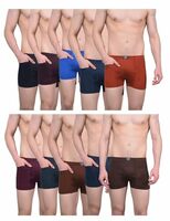 Dollar Lehar Mens Combed Cotton Trunk - Actual Colour May Vary